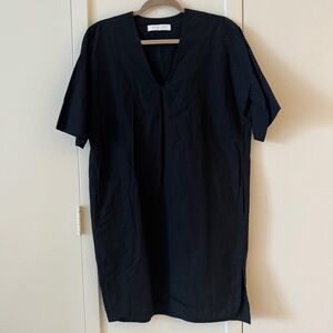 Everlane black v-neck dress